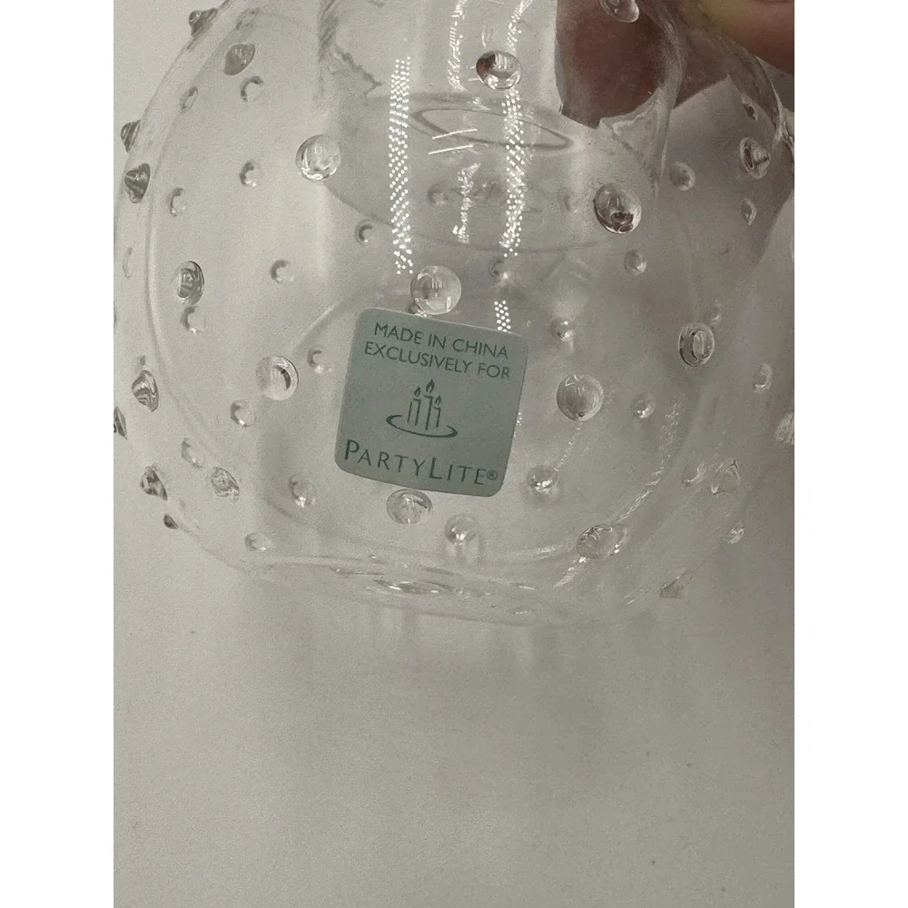 Partlite Clear Bubble Candle Votive